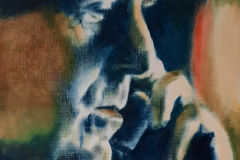 TV6, Acryl auf Leinwand, 29x29cm